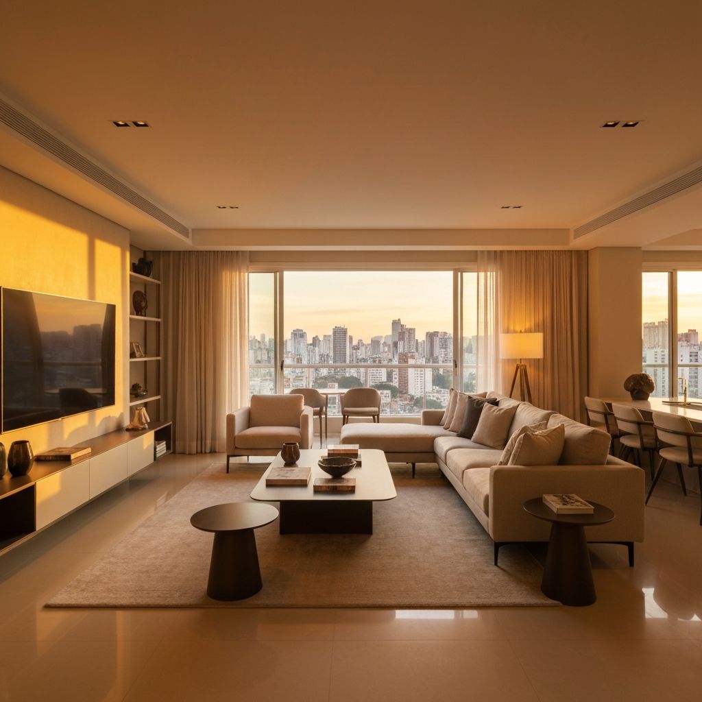 Interior de imóvel de alto padrão
